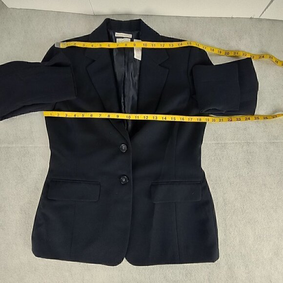 Emma James (Liz Claiborne Co) Women's Black Professional Blazer Jacket Size 6 - Picture 7 of 13